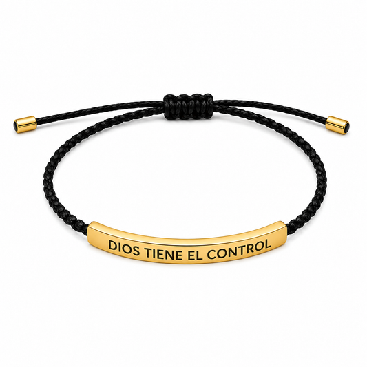 PULSERA DIOS TIENE EL CONTROL ✝️