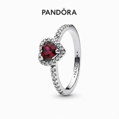 Anillo De promesa💗 | crystal Heart + caja gratis🌸✨