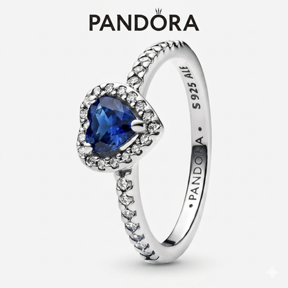 Anillo De promesa💗 | crystal Heart + caja gratis🌸✨