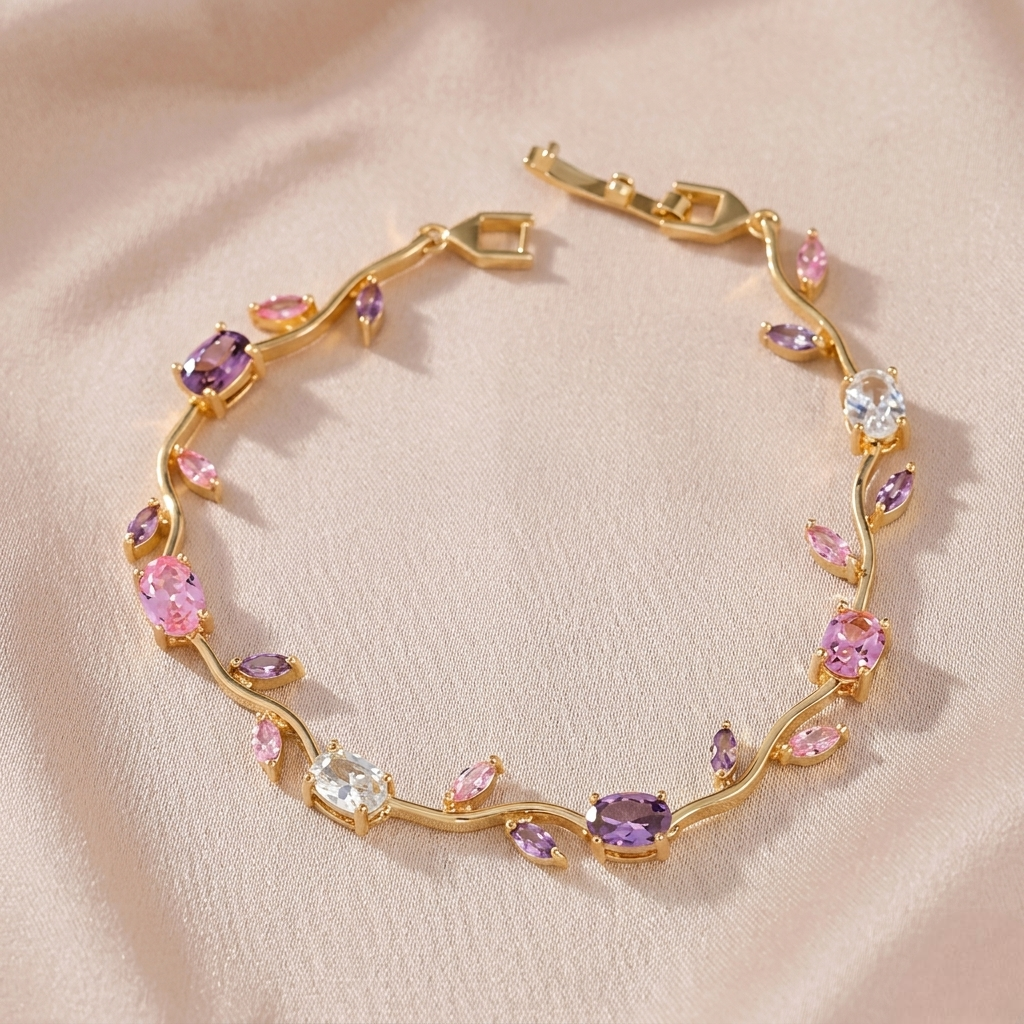 Pulsera Flor Tulipán encantados🌷+ Caja de regalo 🎁